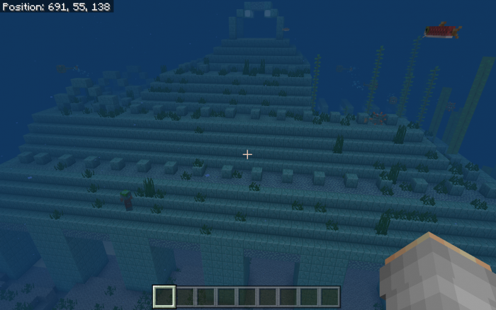 Seed Ocean Ruin Right At Spawn 1.11