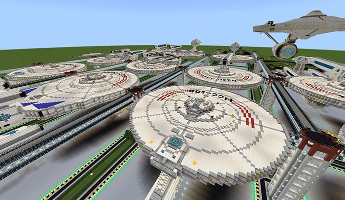 Download map Star Trek: Shipyards for Minecraft Bedrock Edition 1.5.3 for Android