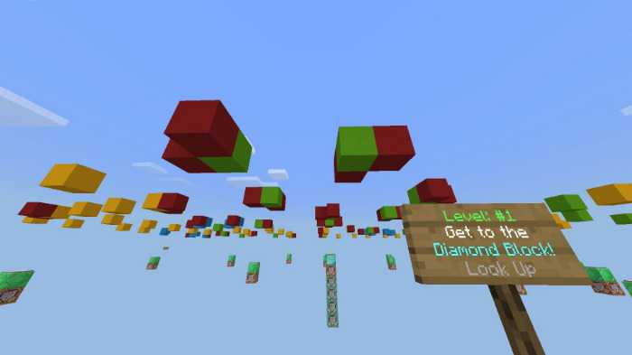Download map Don’t Look Down! for Minecraft Bedrock Edition 1.6.0 for Android