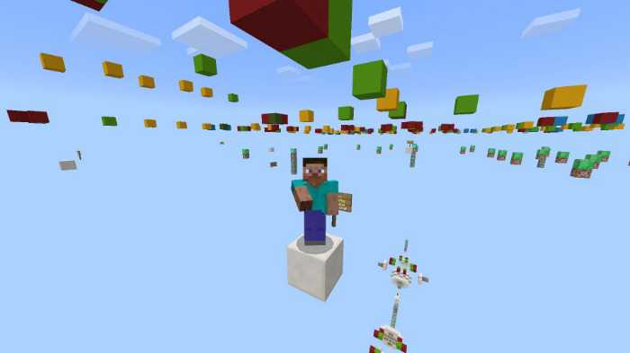 Download map Don’t Look Down! for Minecraft Bedrock Edition 1.6.0 for Android