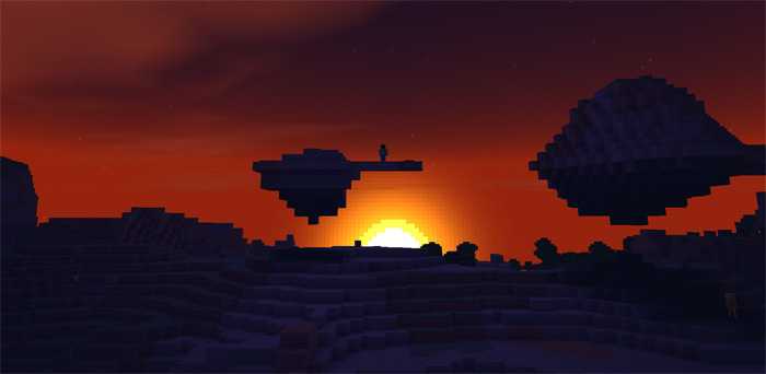 minecraft sky shader texture pack