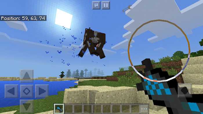 Download mod Gravity Gun for Minecraft Bedrock Edition 1.6.1 for Android