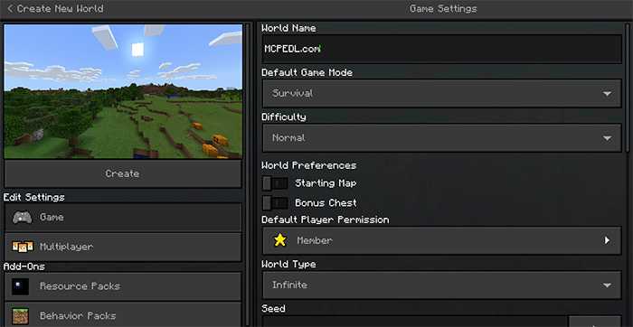 Download Resource Pack Dark Mode for Minecraft Bedrock Edition 1.6.1 for Android