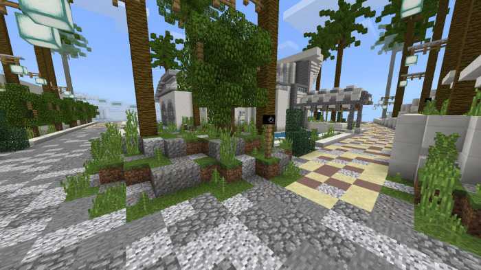 Download map Modern Redstone Mansion for Minecraft Bedrock Edition 1.6.1 for Android