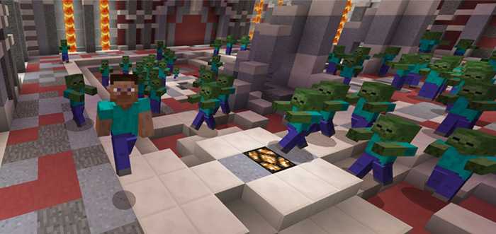 Download map Zombie Runners for Minecraft Bedrock Edition 1.6.1 for Android