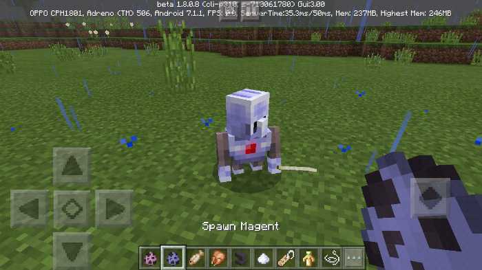 Download addon Magent and Pagent for Minecraft Bedrock Edition 1.8 for Android