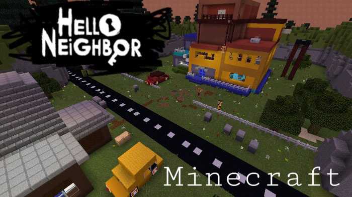 minecraft hello neighbor alpha 2
