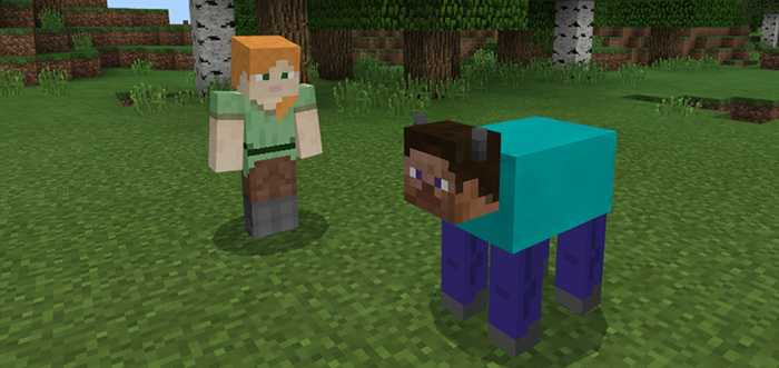 Download addon Steve Cow for Minecraft Bedrock Edition 1.8 for Android