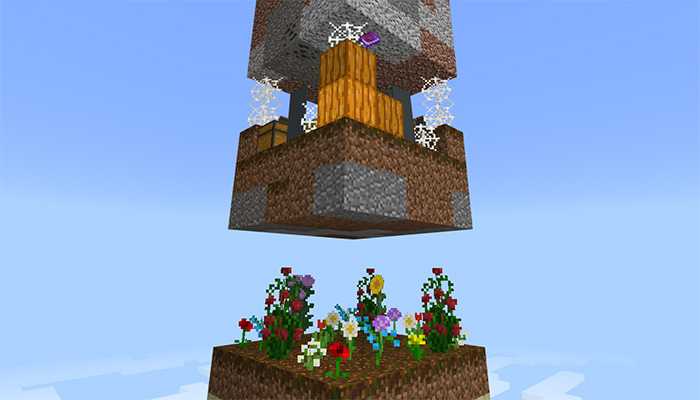 Download map SkyLayer Survival for Minecraft Bedrock Edition 1.7 for Android