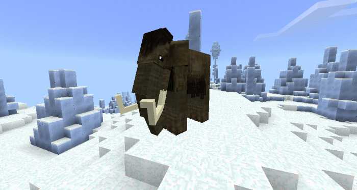 Download addon Elephants & Mammoths for Minecraft Bedrock Edition 1.8 for Android