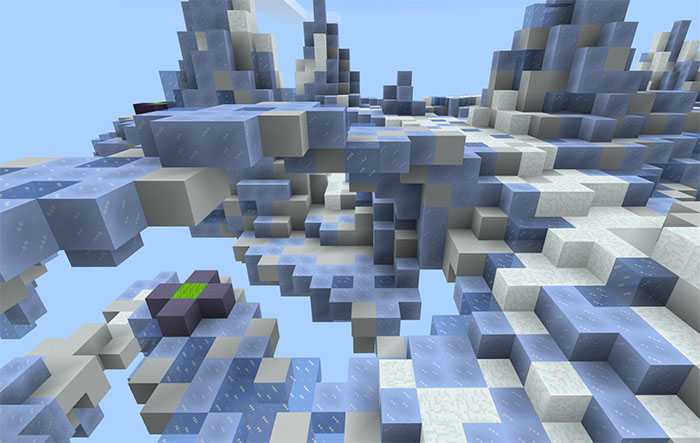 Download map Sky Games Punch Pocket Edition: Ice (PvP-Minigame) for Minecraft Bedrock Edition 1.7 for Android