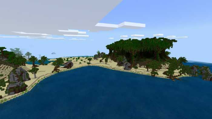 Download map The Beachside Boogie for Minecraft Bedrock Edition 1.7 for Android