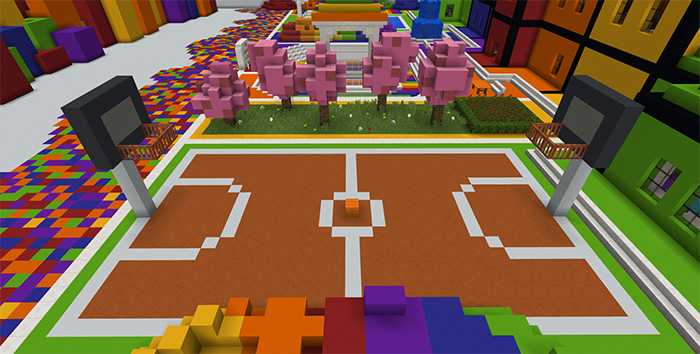 Download map Rainbow Highschool for Minecraft Bedrock Edition 1.9 for Android
