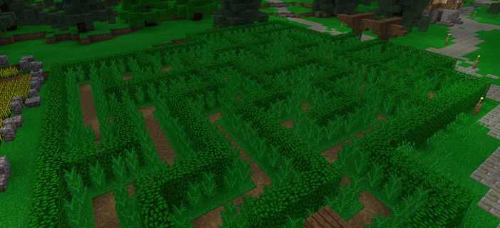 Download map Sky Games Countryside Maze for Minecraft