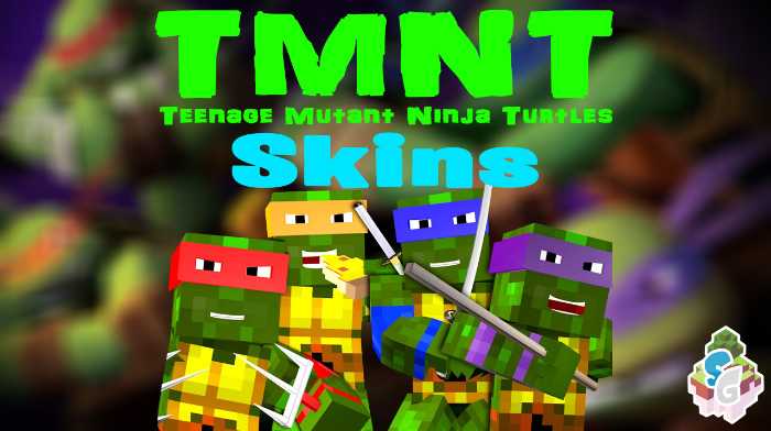 Skin Pack SG Teenage Mutant Ninja Turtles 1.9