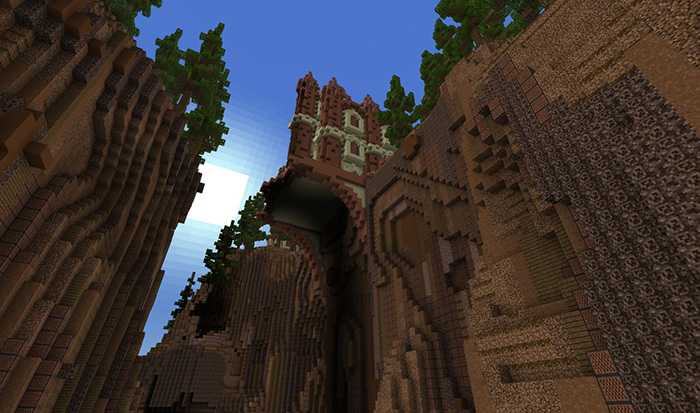 Download map Sky Games Castle House Mansion - Vorstellen Keep for Minecraft Bedrock Edition 1.9 for Android