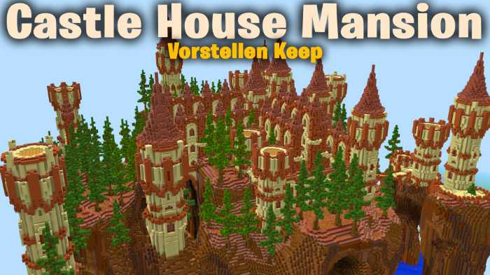 Map Sky Games Castle House Mansion - Vorstellen Keep 1.9