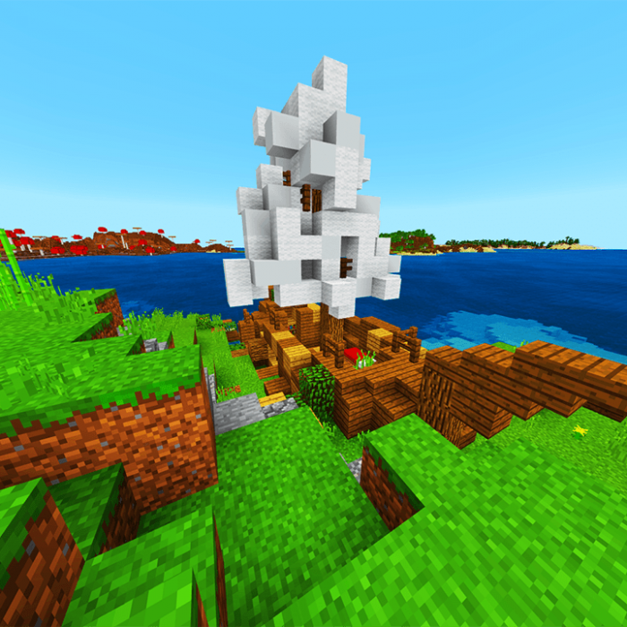 Download map SkyGames Pirate’s Wreck Survival Spawn for Minecraft Bedrock Edition 1.9 for Android