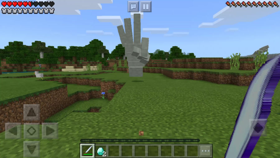 Download addon The Hand for Minecraft Bedrock Edition 1.9 for Android