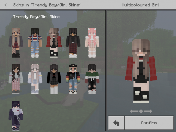 Download Skin Pack Trending Boy Girl Skins For Minecraft Bedrock Edition 1 9 For Android