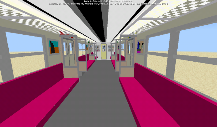 Download addon Tokyo Metro 6000 Series for Minecraft Bedrock Edition 1.10 for Android