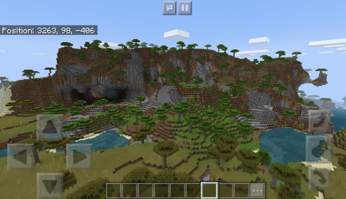 Seed Giant Unearthed Fossil Discovered for Minecraft Bedrock Edition 1.10 for Android