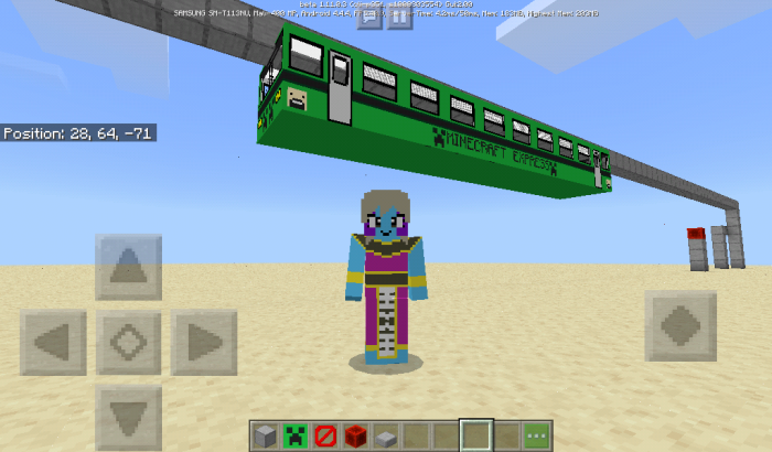 Download addon Monorail for Minecraft Bedrock Edition 1.10 for Android