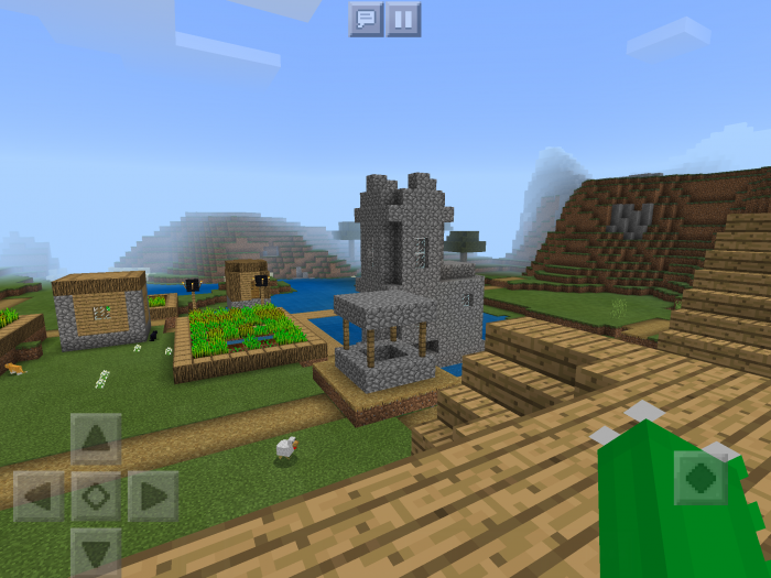 Seed Spawn On Village House Rooftop for Minecraft Bedrock Edition 1.10 for Android