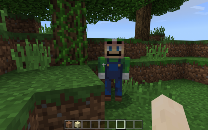 Addon Luigi the Creeper 1.10