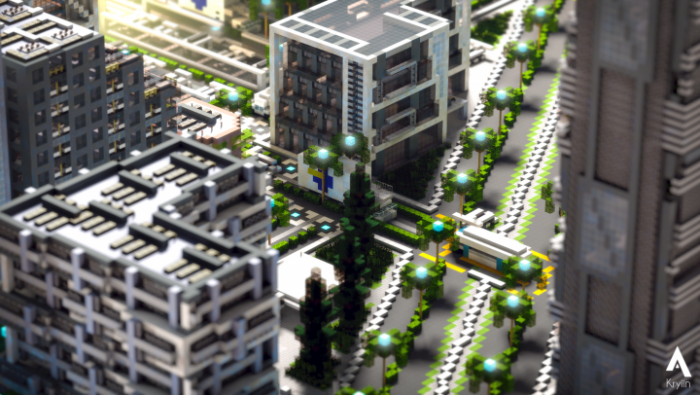 Download map UIE City for Minecraft Bedrock Edition 1.11 for Android