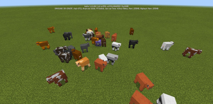 Download addon Domestic Mobs for Minecraft Bedrock Edition 1.11 for Android