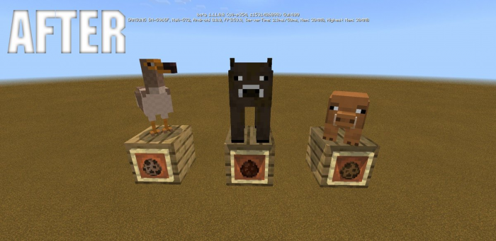 Download addon Domestic Mobs for Minecraft Bedrock Edition 1.11 for Android