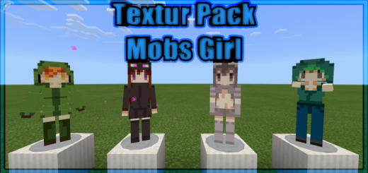 Texture Pack Mobs Girls 1.11