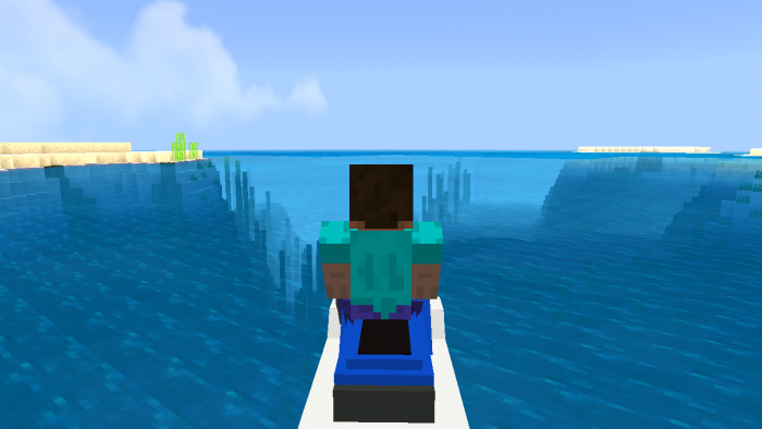 Download addon Jet Ski for Minecraft Bedrock Edition 1.11 for Android