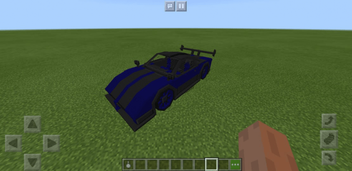 Download addon Minecraft Style Pagani Zonda Car for Minecraft Bedrock Edition 1.13 for Android