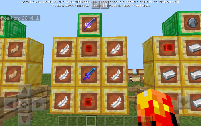 Download addon Elemental Swords for Minecraft Bedrock Edition 1.13 for Android