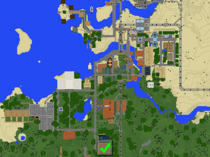 Map Villager’s Cities Union 1.13
