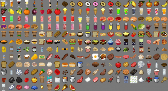 Addon Lots More Food Bedrock 1.14