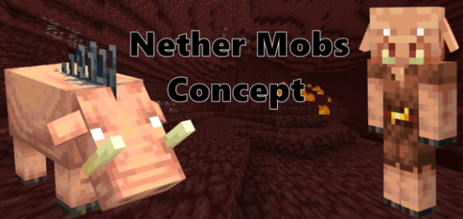 Addon NetherMobs Parity Concept 1.14