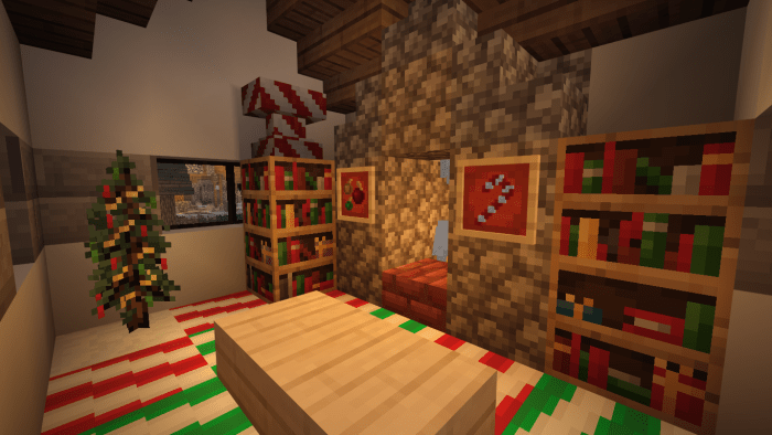 Texture Pack Winter | Candy Cane Update 1.16