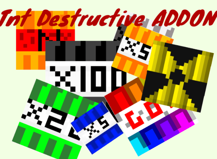 Addon TNT Destructive 1.16.100