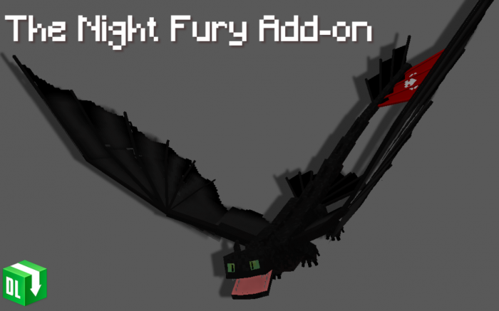 Addon The HTTYD Night Fury 1.16.221