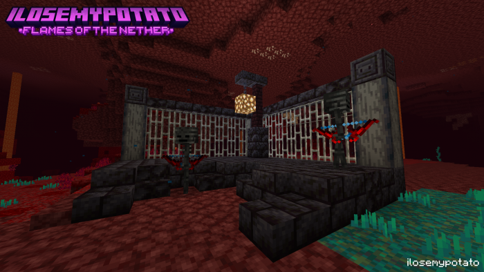 Addon Dungeons Replicas : Flames of the Nether 1.17