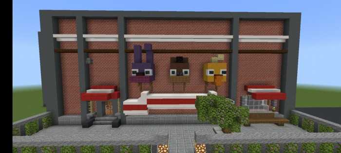 Карта five nights at freddy s на minecraft