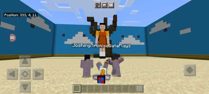 Download map Squid Game for Minecraft Bedrock Edition 1.17.30 for Android